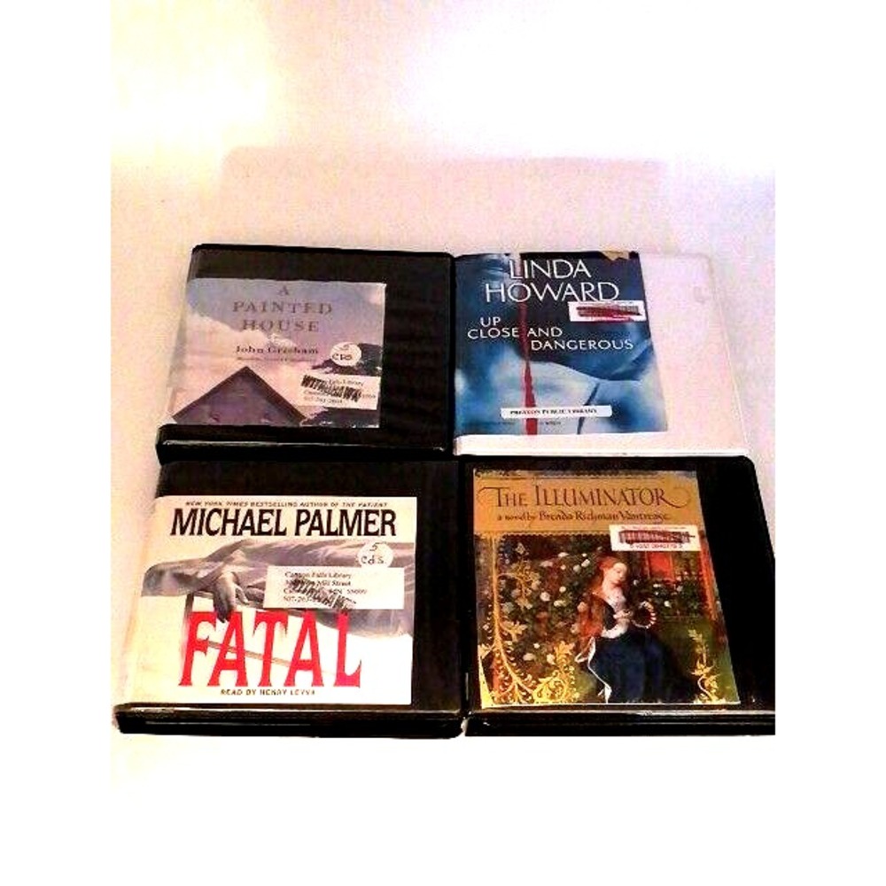 Audio Books on CD Abridged Fiction Lot of 4 Drama Crime Suspense Various Authors